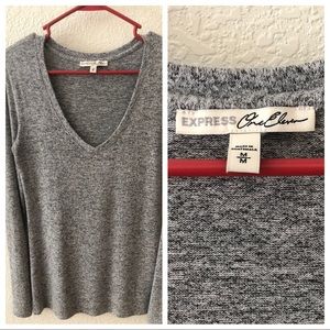 Grey long sleeve.